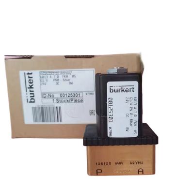 5404 G1/2 2/2 مغلق بشكل طبيعي 00177853 FKM صمام إلكتروني مغلق مغناطيسي BURKERT جسم صمام نحاس AC24V 8W 1-50bar