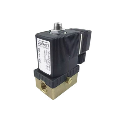00301170 BURKERT 5404 G1/2 2/2 مفتوح بشكل طبيعي 12 فتحة تدفق FKM (الفلور) جسم صمام النحاس المغلق AC24V 8W 1-32bar