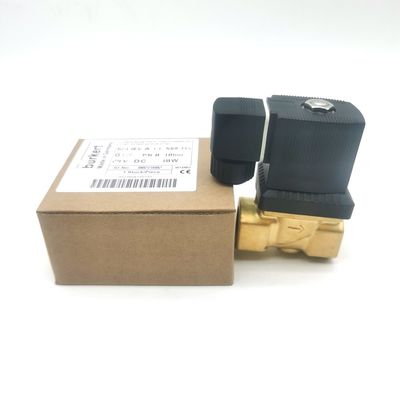 بوركرت الصمام الكهربائي النحاس الجسم 00308120 G1 2/2 عادة مفتوح 25 فتحة تدفق FKM (الفلور) الختم 8W 1-25bar