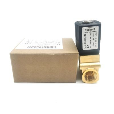 الصمام الصناعي الصلب 00085337 G1 1/4 2/2 مغلق بشكل طبيعي 32 فتحة تدفق FKM (الفلور) مغلقة جسم صمام النحاس AC24V 8W 1-25bar
