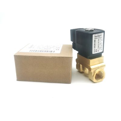 الصمام الصناعي الصلب 00085337 G1 1/4 2/2 مغلق بشكل طبيعي 32 فتحة تدفق FKM (الفلور) مغلقة جسم صمام النحاس AC24V 8W 1-25bar