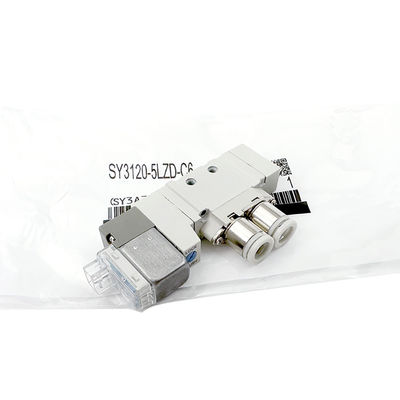 صمام 5 منافذ SMC الصمامات الفولينويدية واحدة SY3120-5LZD-C6 SY3120-6LZD-C6