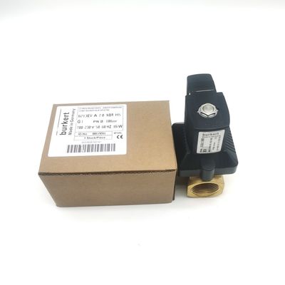 صمام بركرت الكهربائي FKM Seal 00126091 24VDC 8W 0 ~ 6bar 6013 نوع التصرف المباشر G1/8 بوصة 2/2 مغلقة عادة 3.0 فتحة التدفق