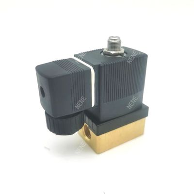 FKM Seal صمام الكهربائي G1/4 بوصة G1/4 بوصة 00125304 6013 نوع العمل المباشر 2/2 مغلق عادة 3.0 فتحة تدفق FKM Seal 220VAC 8W 0 ~ 10bar جسم صمام النحاس