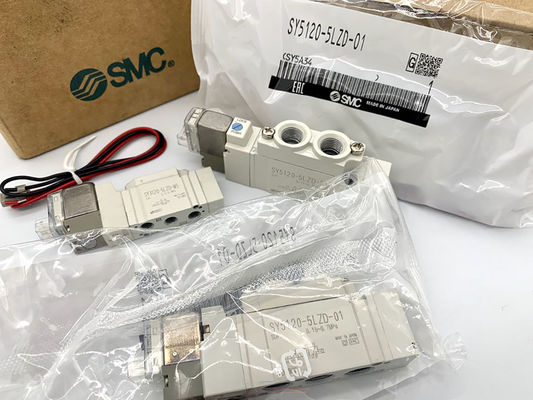 صمام الكهربائي ذو 5 طرق واحد من سلسلة SY SY3220-5LZD-C8 SY3220-6LZD-C8