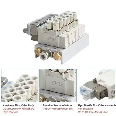 صمامات الصمام الكهربائي SMC SY3320-5LZD-M5 SY3320-6LZD-M5 سلسلة SY
