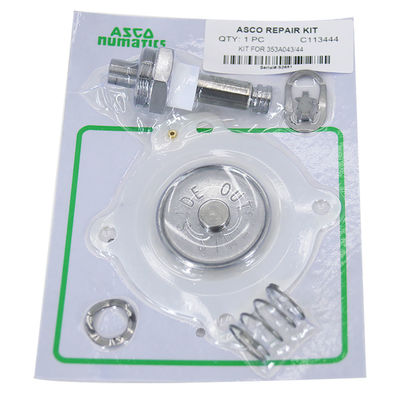 ASCO SCG353A043 C113444 مجموعة إصلاح شريحة غشاء صمام النبض NBR ، TPE (الأبيض)