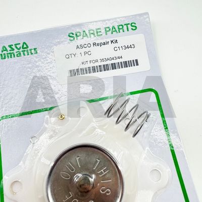 ASCO G353A041 G353A042 مجموعة إصلاح شريحة الغشاء الصمام النبضية C113443 NBR TPE (الأبيض)