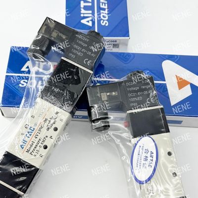 4V130C-M5 AIRTAC الصمام الكهرومغناطيسي AC220V DC24V 5/3-Way ضد الانفجار