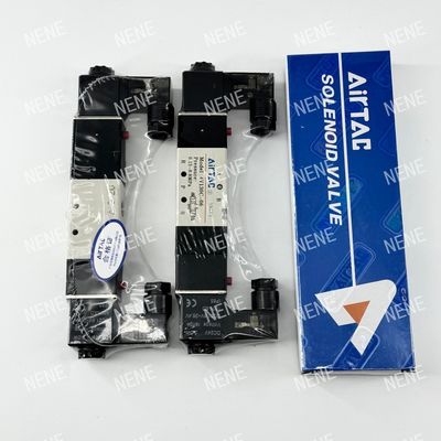 4V130C-M5 AIRTAC الصمام الكهرومغناطيسي AC220V DC24V 5/3-Way ضد الانفجار