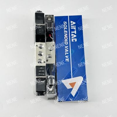 5 طريق 3 الموقف 4V130E-06 سائل الهواء AIRTAC صمام الكهربائي مع جسد سبيكة الألومنيوم