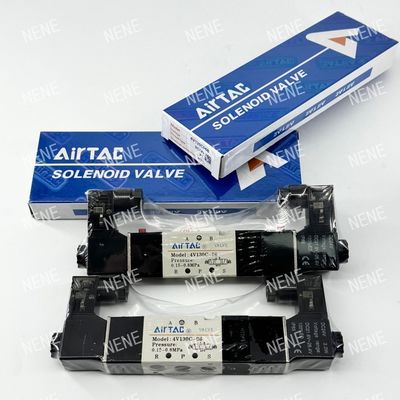 صمام إلكتروني مغناطيسي 4V130P-06 AIRTAC للسيطرة الدقيقة على الهواء في نطاق الضغط من 0.15 إلى 0.8 MPa