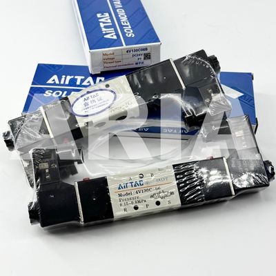 Airtac 4V130C-06 DC12V AC110V 4V130C-M5 صمام الهواء المولد - 4V130C06B