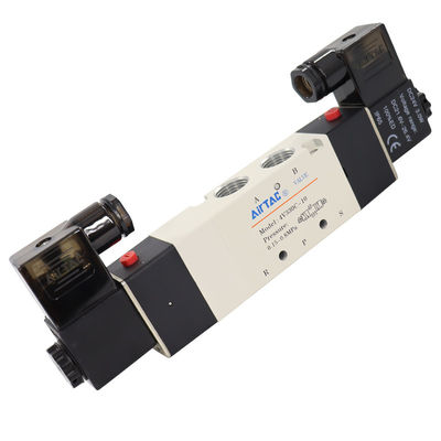 Airtac 4V330C-08 DC24V 4V330C-10 AC220V صمام الهواء الكهربائي ((5/2,5/3 طريق) - 4V330C08B
