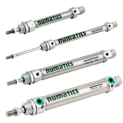 G435AG1N160A00 ASCO NUMATICS أسطوانة منخفضة الكهرباء بمكبس مع أداء ومعايير ISO 6432