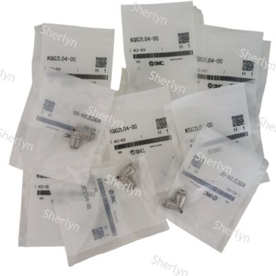 موصل سريع من الفولاذ المقاوم للصدأ من نوع SMC Pneumatic/نوع الانحناء KQG2L06-01S موصل بزاوية قائمة على شكل حرف L