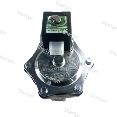 صمام نبضي كهرومغناطيسي ASCO SCG353A065 صمام نبضي بواجهة دوارة سلسلة ختم NBR 353 صمامات نبض مزدوجة لجامع الغبار