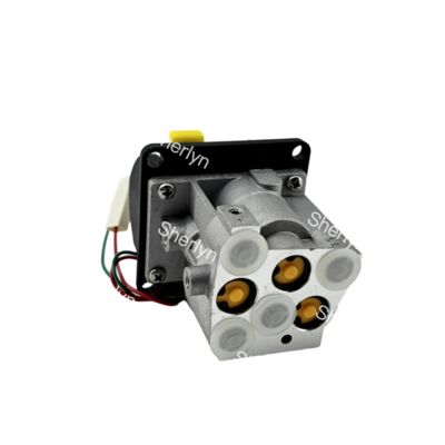 BKQF34-C صمام تفريغ شاحنة قلاب Hyva 14750665H ثلاثي الاتجاهات مع صمام تحكم PTO