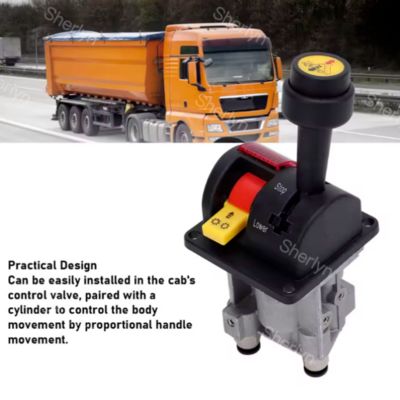 BKQF34-B 14750650H 4 حفرة شاحنة القمامة المطاطية المقبض صمام M6 مغلق صمام التحكم الهيدروليكي شاحنة القمامة