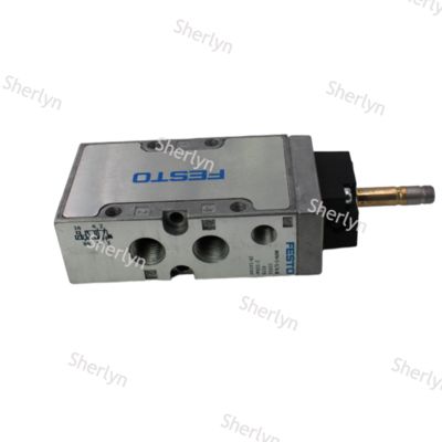 صمام الملف اللولبي Festo MFH-5-1/4-B، 5/2 أحادي الاستقرار، زنبرك ميكانيكي، طيار داخلي، 2-10 بار