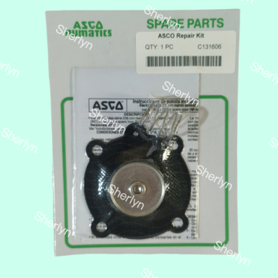 ASCO C131606 طقم إصلاح الحجاب الحاجز المناسب لصمام المياه SCE238D004 SCE238D009 الحجاب الحاجز NBR/VITON