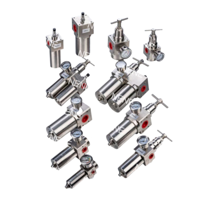 SFRL800 G1 1/2 G2 ضغط الهواء المنظم الرئوي المزلق الفولاذ المقاوم للصدأ الترشيح + الضباب الزيتي