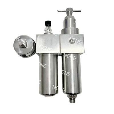 SFSRSL400 1/2 "حجم الخيوط مرشح الهواء المزلق ثلاثية قطع الفولاذ المقاوم للصدأ مرشح المنظم جهاز الضباب النفطي