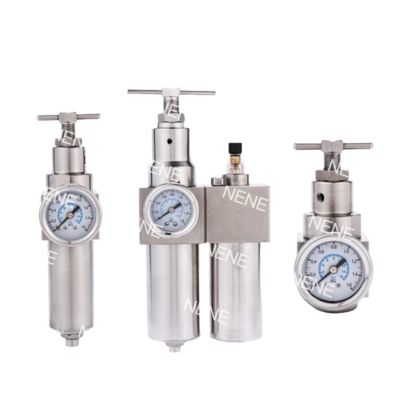 SR600 المزلق الهوائي الهوائي مع جسم الفولاذ المقاوم للصدأ SUS316