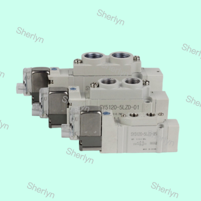SY3120-5LZD-C4 DC24V SMC الصمام الكهربائي SY3000 سلسلة
