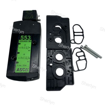 صمام لولبي مزدوج الملف SCG553A002MS ASCO 3/2 اتجاه 553 سلسلة