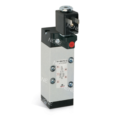 CAMOZZI 951-000-P11-23-G7J الصمام الكهربائي ISO5599-1 الحجم 1 5/2 طريق ، الكهربائي المزدوج 230 فولت AC 3.5VA