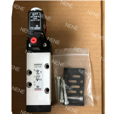 CAMOZZI 951-000-P11-23-G7J الصمام الكهربائي ISO5599-1 الحجم 1 5/2 طريق ، الكهربائي المزدوج 230 فولت AC 3.5VA