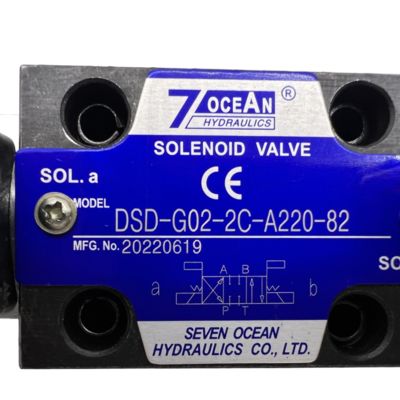 7أوشن DSD-G02-2C-A220-82 صمام لولبي هوائي صمام لولبي هيدروليكي