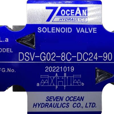 صمام الملف اللولبي للأتمتة 7Ocean DSD-G02-8C-A220 صمام تحكم اتجاهي