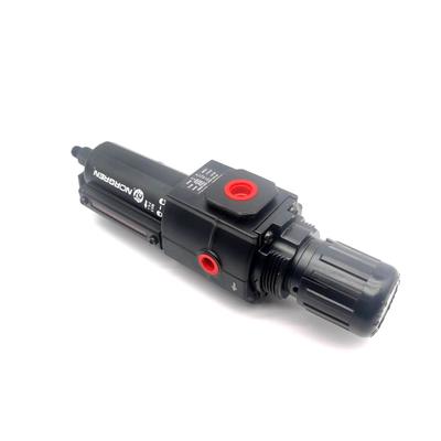 B74G-4AK-QP2-RMG فلتر هواء مضغوط هوائي منظم مشحم Norgren Excelon Filter/regulator 1/2 PTF 0.3-10 بار 40 ميكرومتر تصريف يدوي مع مقياس