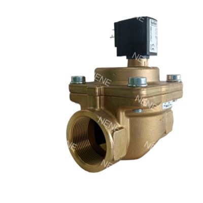 00221846 6281 G1/2 2/2 مغلق عادة 13.0 فتحة تدفق NBR مختومة جسم صمام نحاسي AC220V 8W 0.2-16 بار -10~+80 ℃ صمام لولبي BURKERT