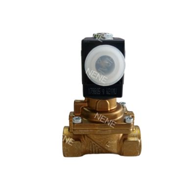 صمام الملف اللولبي Burkert 00221857 6281 النوع G1 2/2 مغلق عادةً فتحة تدفق 25.0 NBR جسم صمام نحاسي مختوم AC24V 8W