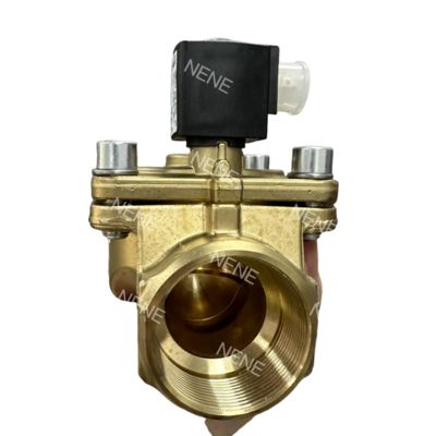 صمام الملف اللولبي Burkert 00221857 6281 النوع G1 2/2 مغلق عادةً فتحة تدفق 25.0 NBR جسم صمام نحاسي مختوم AC24V 8W