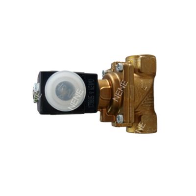 Electric Solenoid Valve 00221860 Burkert 6281 Type G1 1/4 2/2 Normally Closed 25.0 Flow Hole NBR Sealed Brass Valve Body AC24V