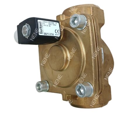 6281 الصمام الكهربائي الكهربائي 00322510 BURKERT G3/8 AC220V 8W 0.2-16bar 2/2 مغلق بشكل طبيعي 10.0 فتحة التدفق NBR مغلقة جسم صمام نحاس