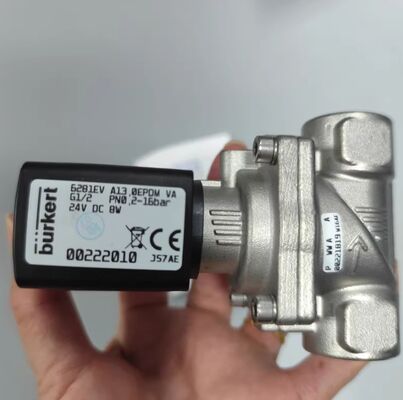 بوركرت6281EV A 13 G1/2 24VDC صمام الكهربائي ذو 4 نقاط من الفولاذ المقاوم للصدأ 00222010