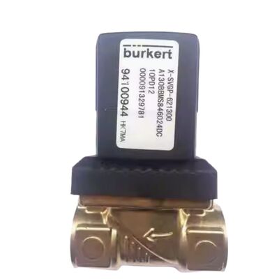 صمام الملف اللولبي Burkert 00322513 جهد التشغيل AC220V النوع 6281 صمام مياه G1/4 ثنائي الوضع ثنائي الاتجاه مغلق عادة