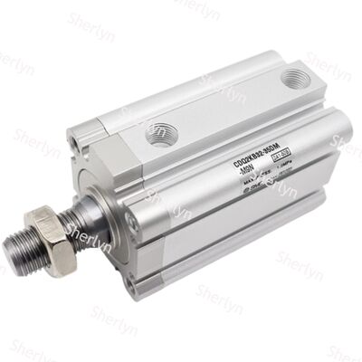 أسطوانة SMC سلسلة CDQ2 CDQ2B12-5D مزدوجة المفعول، قضيب واحد