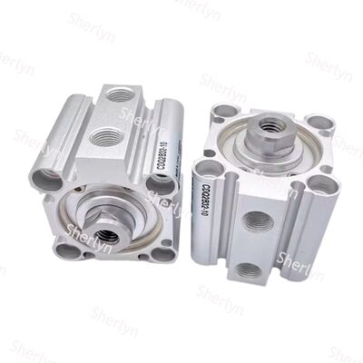 اسطوانة هوائية صغيرة ورقيقة SMC CDQ2B12-10D، اسطوانة مضغوطة بقطر 12 مم