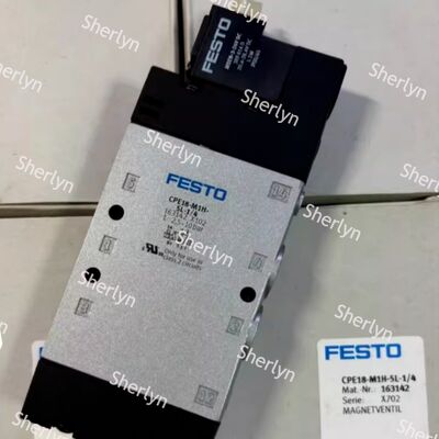 الصمام الكهربائي الكهربائي FESTO CPE18-M1H-3GL-1/4 163141