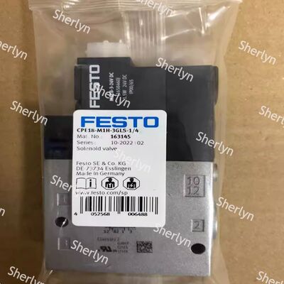 الصمام الكهربائي الكهربائي FESTO CPE18-M1H-3GL-1/4 163141