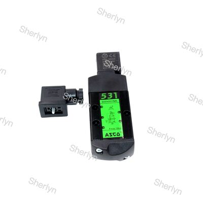 صمام ASCO SCG531C017MS الكهرومغناطيسي ذو وضعين وخمسة اتجاهات وتوصيل أنابيب DC24V