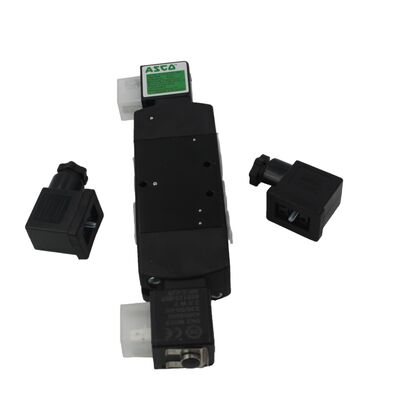 صمام الملف اللولبي ASCO SCG531C018MS ثنائي الوضع خماسي الاتجاه مزدوج التحكم الكهربائي