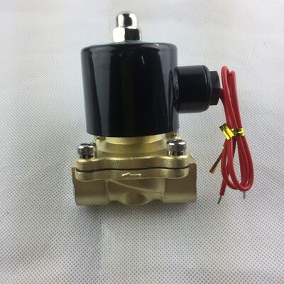 UW-25 جسم النحاس مغلق بشكل طبيعي صمام الهواء صمام الكهرومغناطيسي ثنائي الاتجاه صمام المياه صمام الكهربائية الصمام الكهربائي