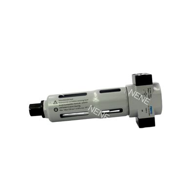 مرشح خطوط الهواء الهوائي Festo LF-1/8-D-MINI-A 159616 0.5-12 bar G1/8 سبيكة الزنك 40 ميكرون تصريف تلقائي بالكامل لوحدة FRL الحجم المصغر